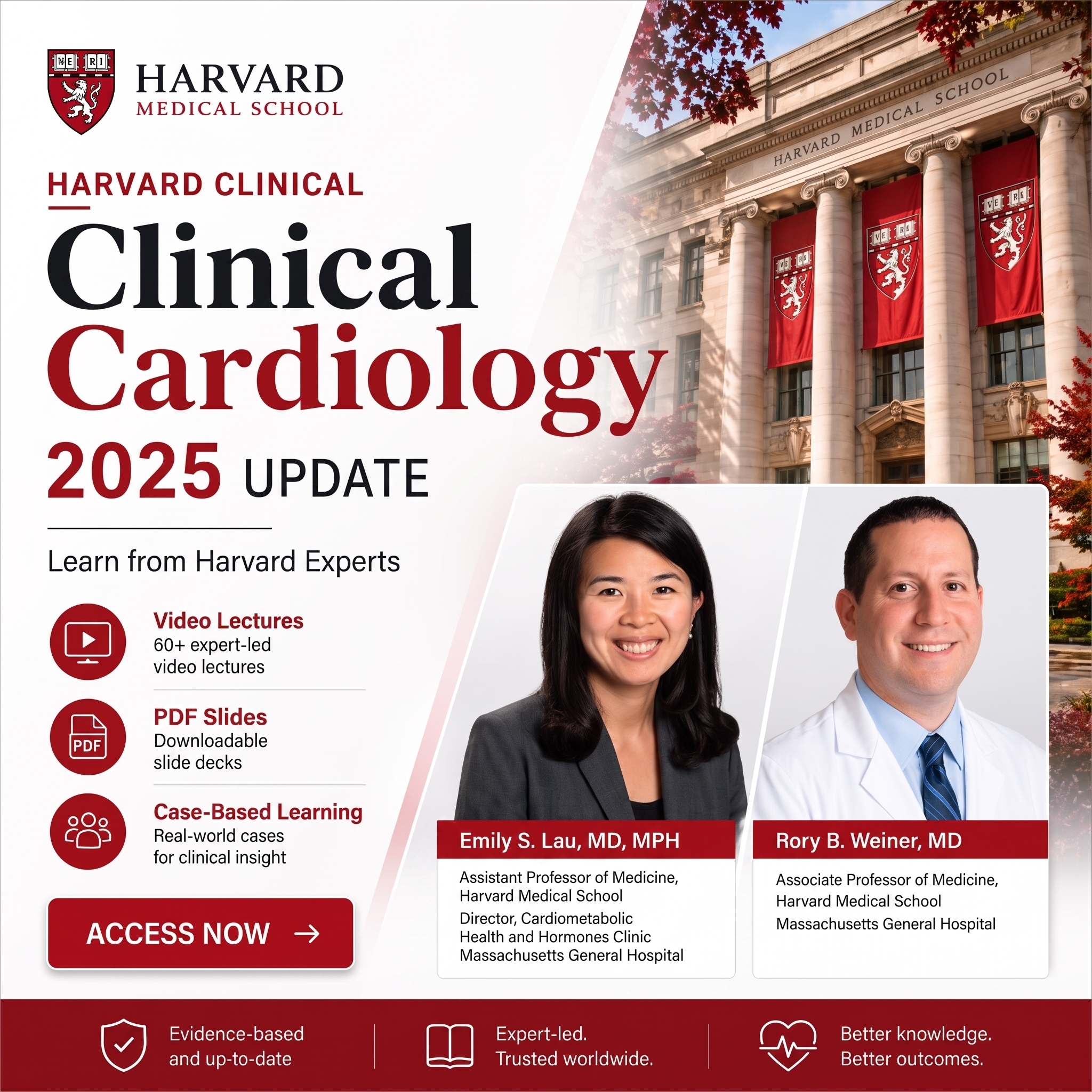 Harvard Update in Clinical Cardiology 2025 (Videos + Slides PDFs)